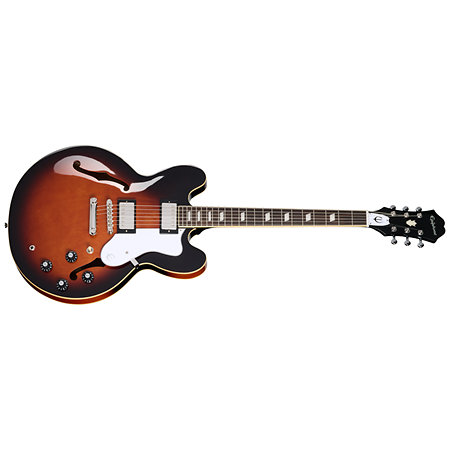 Bonehead Riviera Dark Tobacco Sunburst + Etui Epiphone