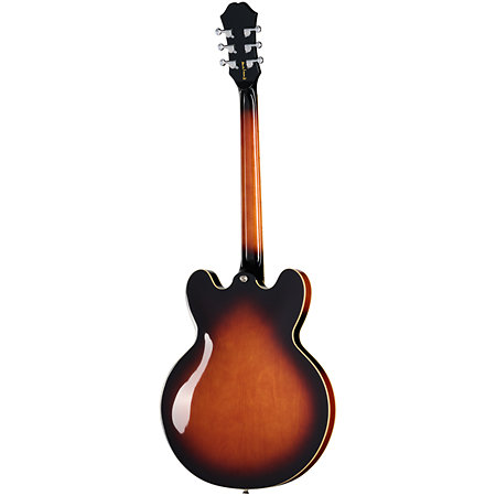 Bonehead Riviera Dark Tobacco Sunburst + Etui Epiphone