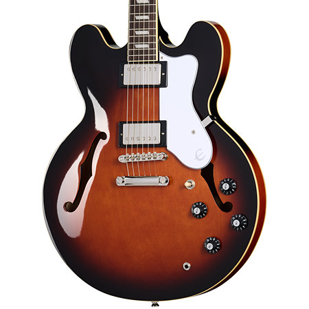 Bonehead Riviera Dark Tobacco Sunburst + Etui Epiphone