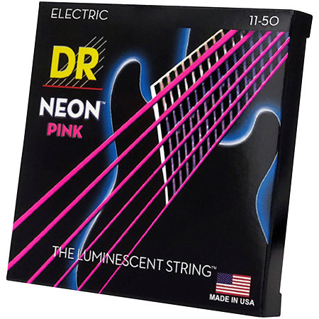 DR Strings NPE-11 Hi Def Neon Pink Heavy 11-50
