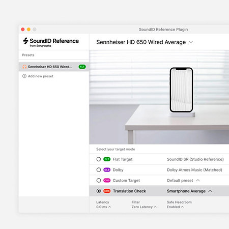 ORIA Mini SoundID Reference Add-on License (Digital Key) Sonarworks