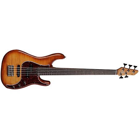 EKO Aire 800 5 Musa Bass Honey Burst 5 Cordes