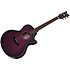 Orleans Stage Acoustic Vampyre Red Burst Satin Schecter