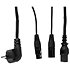 FP08 Schuko/XLR, IEC/XLR 15 m Noir Dap
