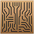 Azteka W - Bass Trap - Corner Oak Natura (lot de 2) Artnovion