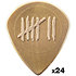 47RXLMTG Mick Thomson Custom Jazz III XL 1,00 mm Sachet de 24 Dunlop