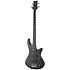 Stiletto Studio 4 See Thru Black Satin Schecter