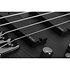 Stiletto Studio 4 See Thru Black Satin Schecter