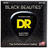 BKB6 30 Black Beauties Basse 6 Cordes Medium 30-125 Black DR Strings