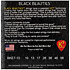 BKE7 10 Black Beauties 7 Cordes Medium 10-56 Black DR Strings