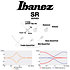 SR300EBL-WK Weathered Black Gaucher Ibanez