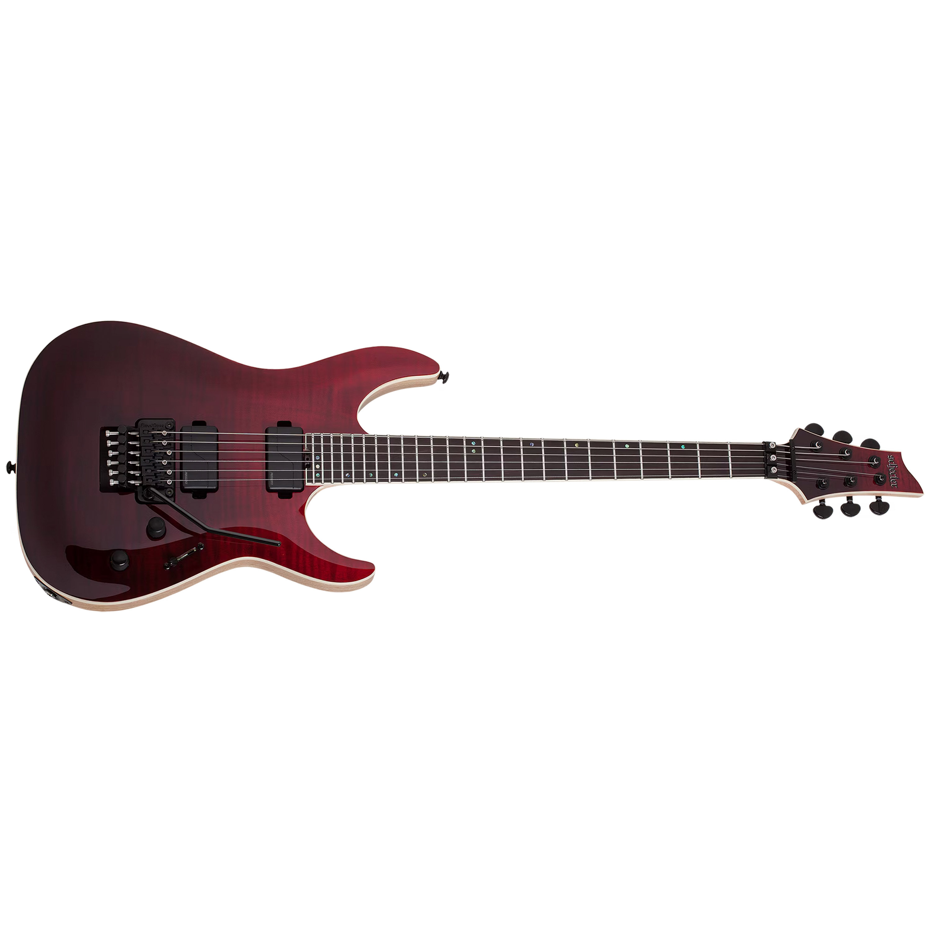 Schecter C 1 FR SLS Elite Blood Burst ST Style Guitar SonoVente En schecter-c-1-fr-sls-elite-blood-burst-st-style-guitar-sonovente-en