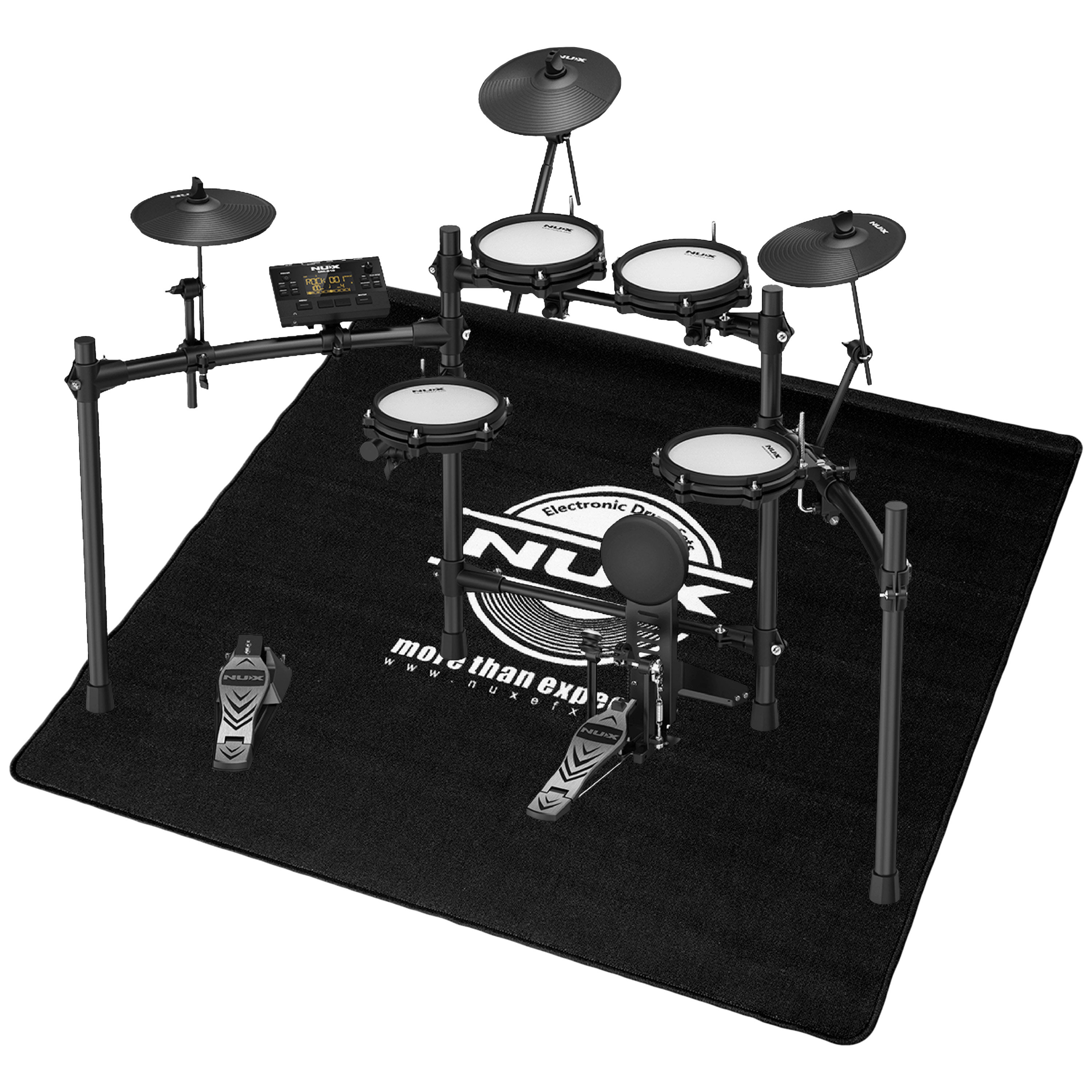 JaevKwzy Tapis Batterie Acoustique Insonorisant | Tapis De Tambour