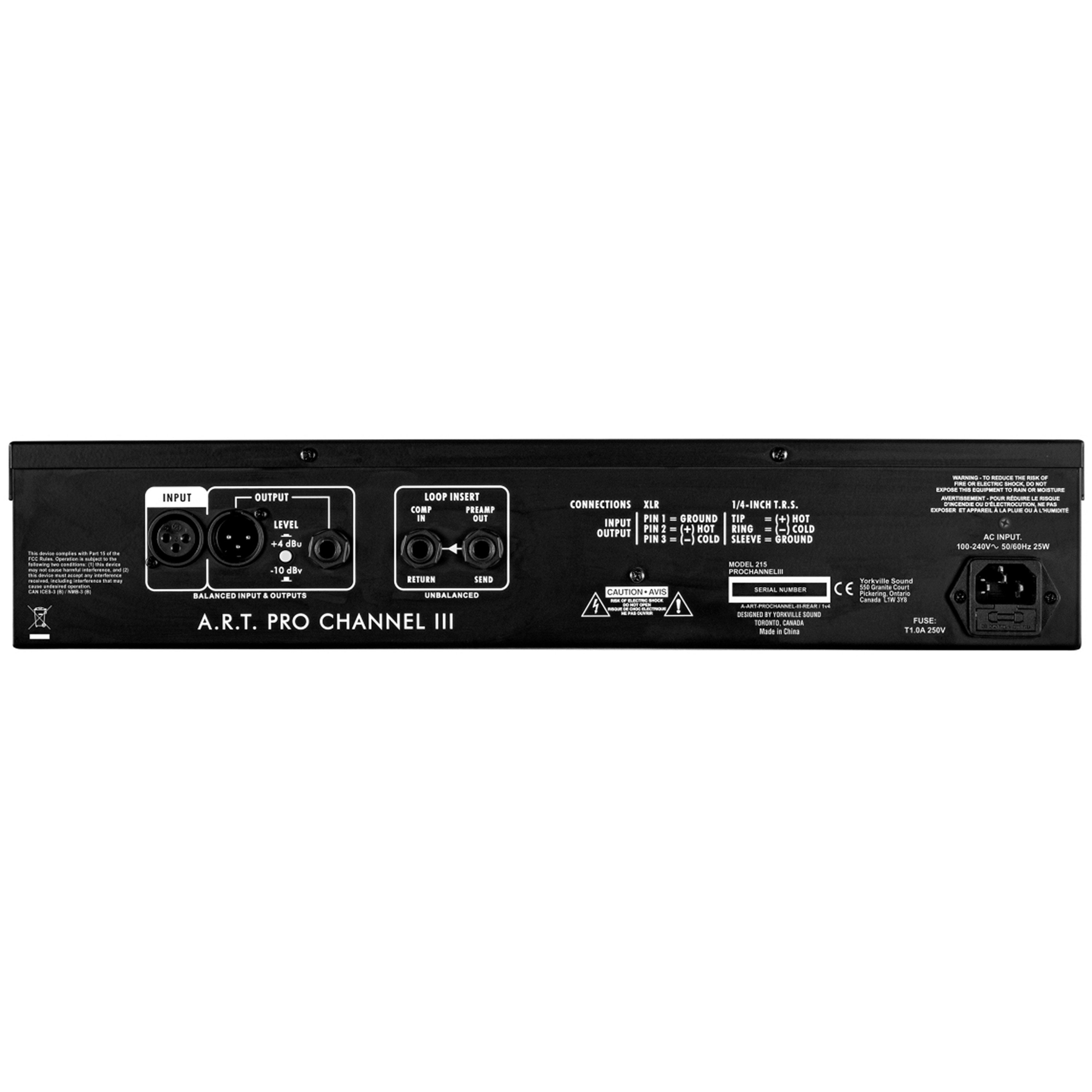 Art PRO Audio Pro Channel III - Studio Channel SonoVente.com - en