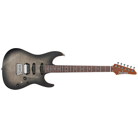 TQM2-CUF Charcoal Black Burst Flat Tom Quayle Signature Japan + Etui Ibanez