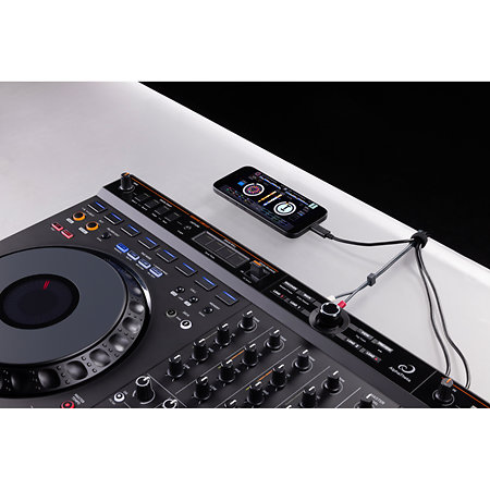 DDJ-GRV6 + Flight Control GRV6 Silver Pioneer DJ