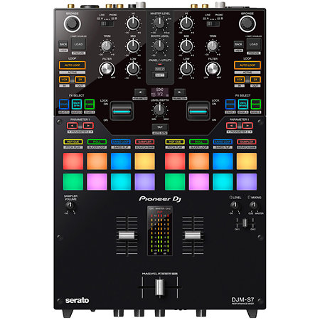 DJM-S7 + Case L CDJ / DJM 12'' Black Pioneer DJ