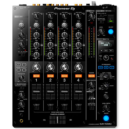DJM 750 MK2 + Case L CDJ / DJM 12'' Black Pioneer DJ