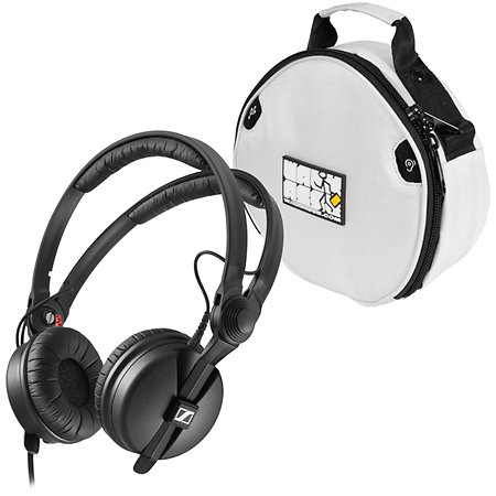 Sennheiser HD 25 + Headphone Bag White