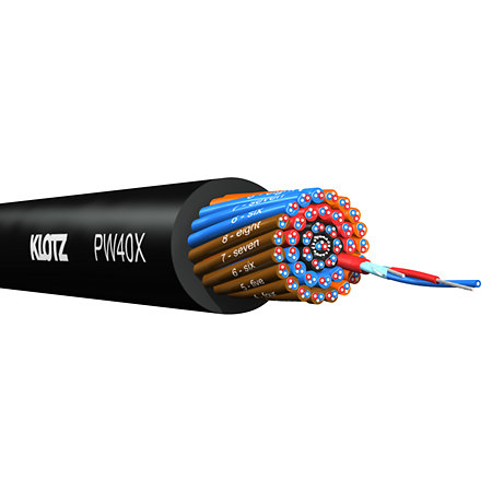 Klotz Câble multipaire 8 x 2 x 0.22 mm2 PVC 20 m