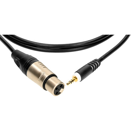 Klotz Câble XLR femelle / mini-Jack mâle TRS Klotz, 3m