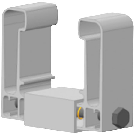 ASD C0015A Mâchoire de liaison aluminium à vis TH