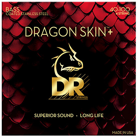 DR Strings Dragon Skin+ Core Technology 4 Cordes Light 40-100