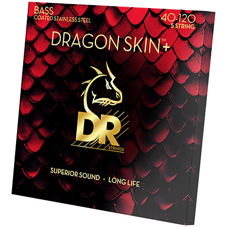 DR Strings Dragon Skin+ Core Technology 5 Cordes Light 40-120