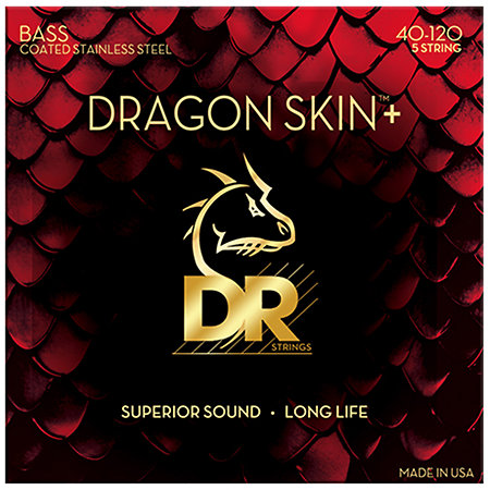 DR Strings Dragon Skin+ Core Technology 5 Cordes Light 40-120