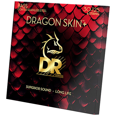 DR Strings Dragon Skin+ Core Technology 6 Cordes Medium 30-125