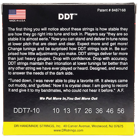 Drop Down Tuning Medium 10-56 DR Strings