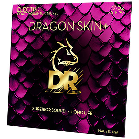 DR Strings Dragon Skin+ 7 Cordes Light 9-52