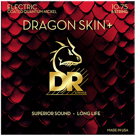 DR Strings Dragon Skin+ 8 Cordes Medium 10-75
