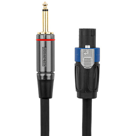 Câble HP jack/Speakon 1,8 m Gator Cableworks