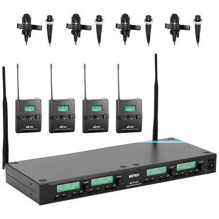 Mipro Pack ACT 300 QUAD micro cravate MU53L