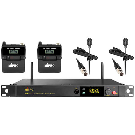 Pack ACT 5800 DUO micro cravate 57LT Mipro