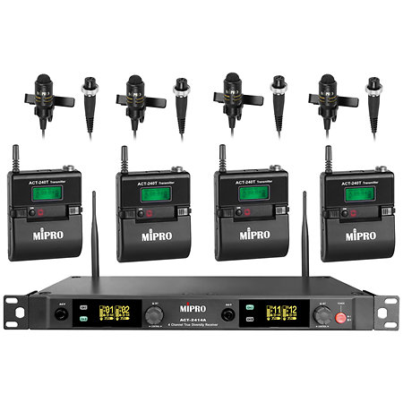 Mipro Pack ACT 2400 QUAD micro cravate MU53L