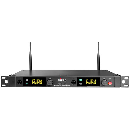 Pack ACT 2400 QUAD micro cravate MU53L Mipro