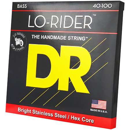 DR Strings Lo Rider Stainless Steel Light 40-100