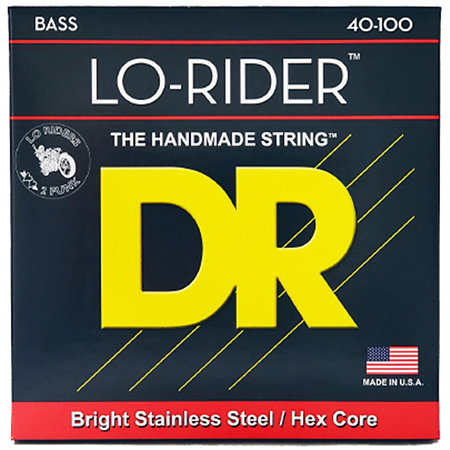 DR Strings Lo Rider Stainless Steel Light 40-100
