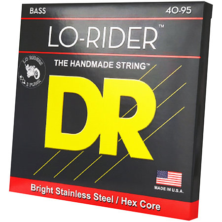 DR Strings Lo Rider Stainless Steel Extra Light 40-95