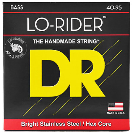 DR Strings Lo Rider Stainless Steel Extra Light 40-95