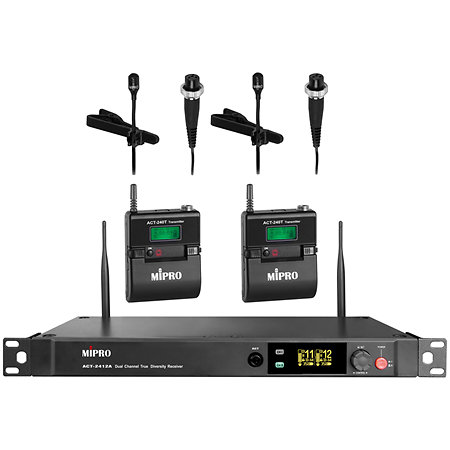 Mipro Pack ACT 2400 DUO micro cravate MU55L