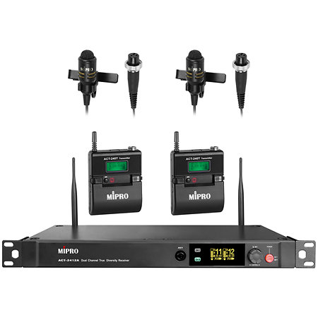 Mipro Pack ACT 2400 DUO micro cravate MU53L