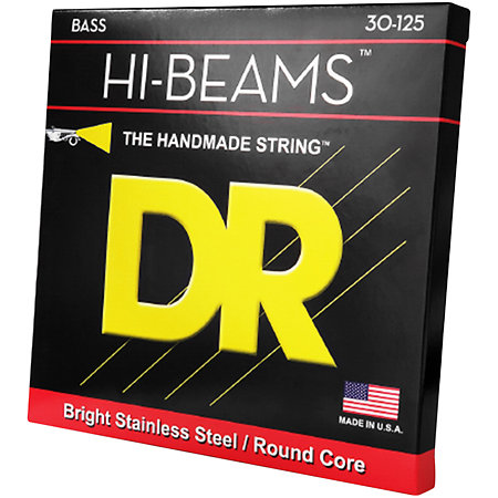 DR Strings Hi Beam Stainless Steel Medium 6 Cordes 30-125