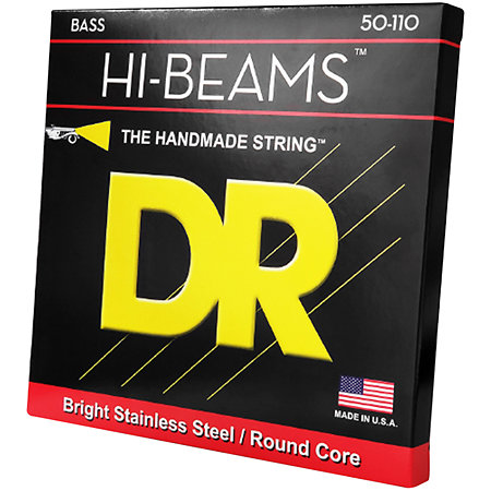 DR Strings Hi Beam Stainless Steel Heavy 4 Cordes 50-110