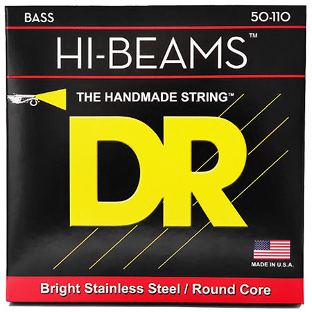 DR Strings Hi Beam Stainless Steel Heavy 4 Cordes 50-110