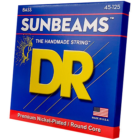DR Strings Sunbeam Nickel Plated 5 Cordes Medium 45-125