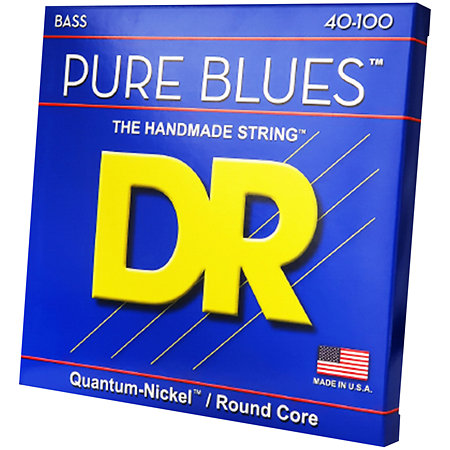 DR Strings Pure Blues Quantum Nickel Light 40-100