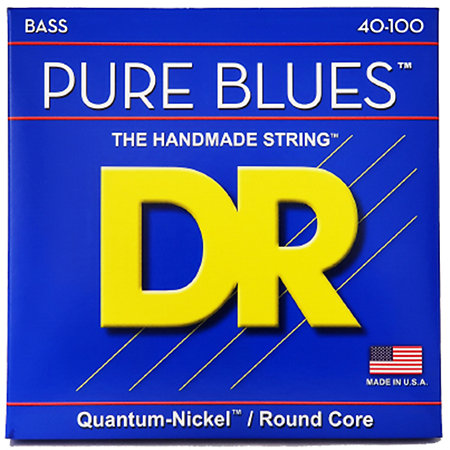 DR Strings Pure Blues Quantum Nickel Light 40-100